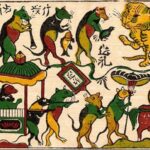 Đám cưới chuột - tranh Đông Hồ